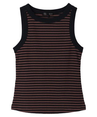 Green Parks ・ＳＵＧＡＲ　ＳＰＯＯＮ　ボーダーアメスリタンクトップ Black