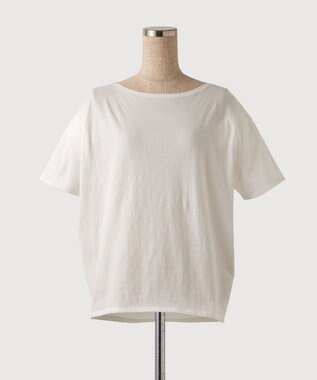 TOQUE 〈大草直子さんアドバイザー〉 【天然素材】タンギス コットン天竺半袖Tシャツ オフ