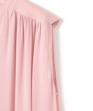 BEIGE， 【洗える】MUSCARI / ソフトシルクスキッパードレス Old Rose