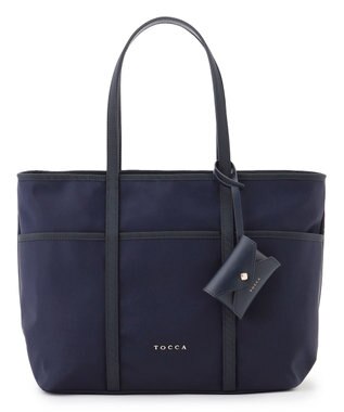 TOCCA  T-LETTERA NYLON BAG ナイロンバッグ【A4サイズ対応】 ネイビー系