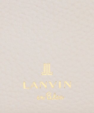 LANVIN en Bleu リュバン 薄マチ長財布 ベージュ