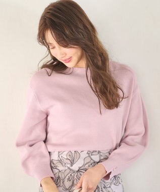 ANY SIS 【洗える】彩色兼美 ニット ペールピンク