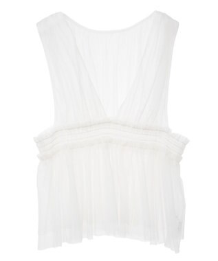 Green Parks ・ＥＬＥＮＣＡＲＥ　ＤＵＥ　チュールシャーリングビスチ Off White