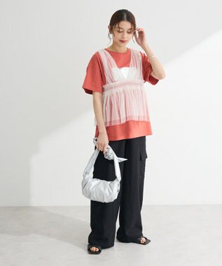 Green Parks ・ＥＬＥＮＣＡＲＥ　ＤＵＥ　チュールシャーリングビスチ Off White