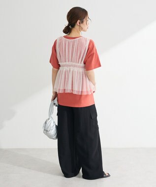 Green Parks ・ＥＬＥＮＣＡＲＥ　ＤＵＥ　チュールシャーリングビスチ Off White