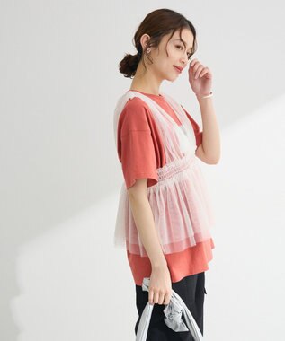 Green Parks ・ＥＬＥＮＣＡＲＥ　ＤＵＥ　チュールシャーリングビスチ Off White