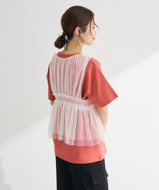 Green Parks ・ＥＬＥＮＣＡＲＥ　ＤＵＥ　チュールシャーリングビスチ Off White