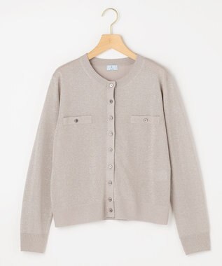 組曲 L 【先行予約】ライトラメニット アンサンブル グレージュ系