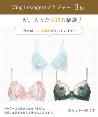 Wing 【2024年HAPPY BAG】 Wing Lesiage （ブラジャー 3枚セット） その他
