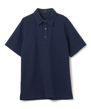 JOSEPH HOMME 【オリジナル素材】ライトタックジャージー　ポロ ネイビー系