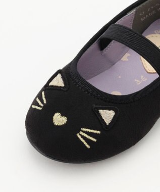 ANY KIDS アニマル パンプス ブラック