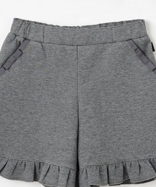 組曲 KIDS 【110-140㎝】カットショート パンツ チャコール系