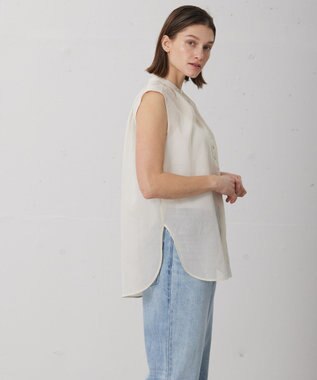 BEIGE， 【WEB限定】ODILON / シアーブラウス Ecru