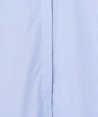 UNFILO 【新色追加】ボリュームスリーブ ブラウス ブルーストライプ