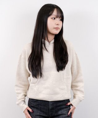 caqu ふわとろフーディー ivory