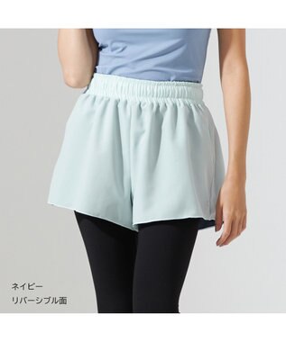 Chacott Chacott BALANCE　リバーシブルショートパンツ ネイビー