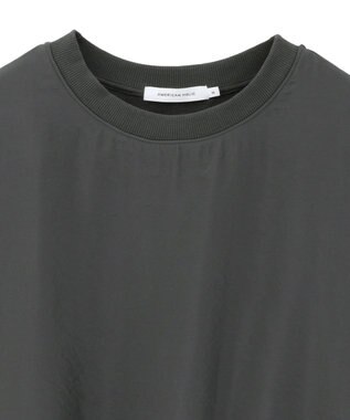 AMERICAN HOLIC オーガンジーレイヤードスウェットプルオーバー Charcoal Gray