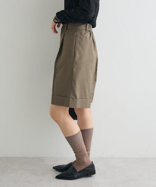 CRAFT STANDARD BOUTIQUE ロールアップハーフパンツ Beige
