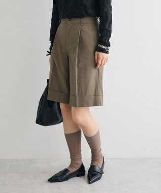 CRAFT STANDARD BOUTIQUE ロールアップハーフパンツ Beige