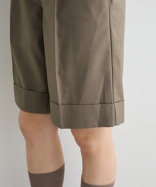 CRAFT STANDARD BOUTIQUE ロールアップハーフパンツ Beige
