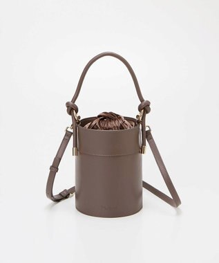 TOPKAPI 【TREASURE TOPKAPI】フェイクレザー バケツ 巾着 ショルダー バッグ トープ