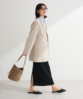 Green Parks 裏付きテーラードジャケット Beige