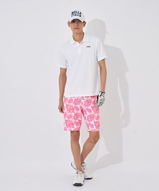 FILA GOLF／marie claire 【FILA GOLF】ワンポイントロゴ半袖ポロシャツ ホワイト
