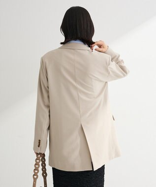 Green Parks 裏付きテーラードジャケット Beige