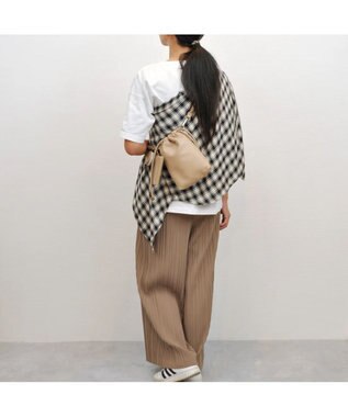 UNBILLION cachecache バンジーコード巾着スマホショルダー オーク