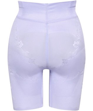 Wing ガードル 【ハミデンヌ】 ウエストのハミ肉すっきりカバー ロング丈 KQ2785 ウイング／ワコール ブルー