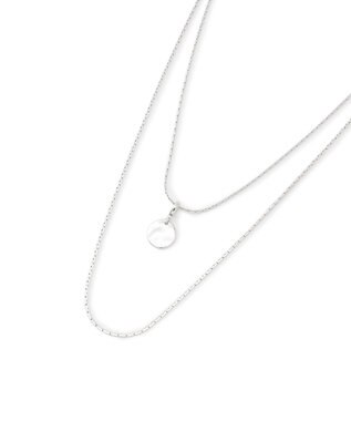 クリッカーコインＷチェーンネックレス