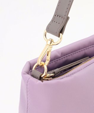 LA BAGAGERIE ダブルフロントポケット2WAYショルダー ライトパープル