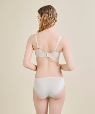 une nana cool さあわたし レース 脇高ブラジャー MADE WITH LIBERTY FABRIC ライトベージュ