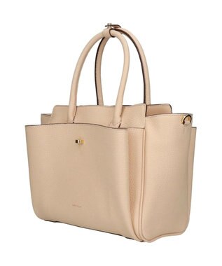 INTER-CHAUSSURES 【LORISTELLA】マルチポケットハンドバッグ ライトベージュ