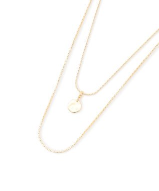 23区 クリッカーコインＷチェーンネックレス ゴールド系