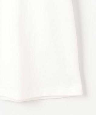 Feroux 【洗える】リボン刺繍 Tシャツ ホワイト系