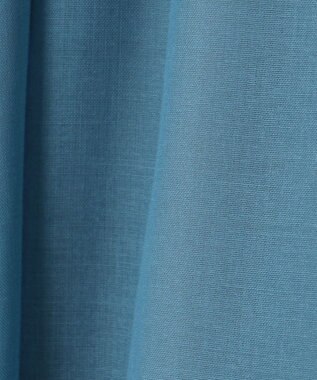 組曲 L 【洗える・シワになりにくい】カラーボイル シアーフレアスカート ダスティブルー系