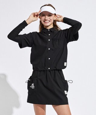 PW CIRCULUS 【UVカット】【WOMEN】UVインナー ゴルフウェア レディース ブラック系