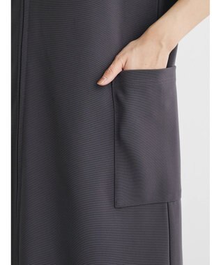 Green Parks ・ＥＬＥＮＣＡＲＥ　ＤＵＥ　２ｗａｙＶネックジャンスカ Charcoal Gray