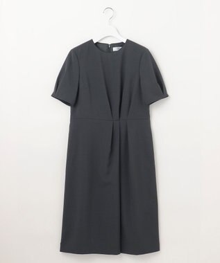 J.PRESS LADIES S 【セットアップ対応・洗える】DRYウーステッド ワンピース グレー系
