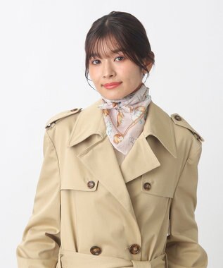 MOONBAT 【WEB限定】PAUL & JOE ACCESSOIRES シルクシフォンスカーフ 58×58cm