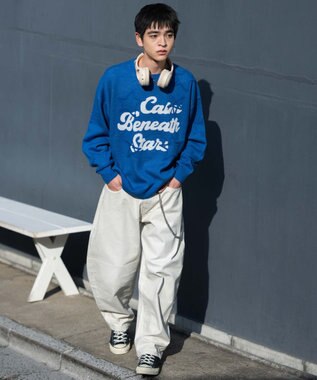 WEGO チェーン付きバルーンパンツ ホワイトアイボリー