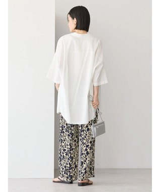 AMERICAN HOLIC 接触冷感＋ＵＶカットＷポケットＢＩＧシャツチュニック Off White