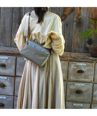 Regalo Felice 【雨の日でも安心 / 撥水生地＆止水ファスナー】ショルダー / REGALO BE(ベージュ×グレージュ)