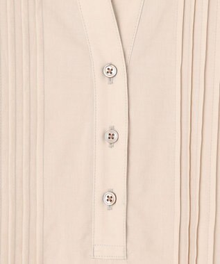 J.PRESS LADIES S 【洗える】 セルロース刺繍 ブラウス ベージュ系