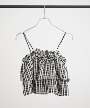 earth music&ecology 【予約】アソートチェックティアードビスチェ