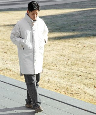 SHARE PARK MENS 【UNISEX】蓄熱中綿モンスターロングコート（L・XLサイズ） オフホワイト
