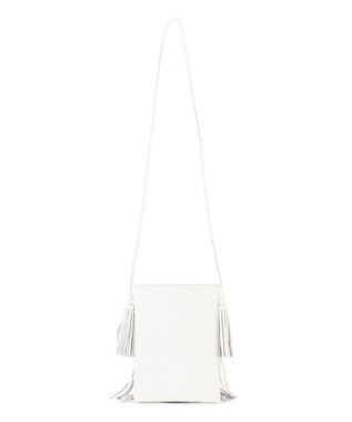 23区 NOMADIS DANCE タッセル ミニ ショルダーバッグ ホワイト系