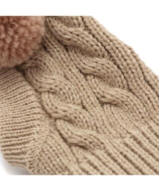 PET PARADISE ペットパラダイス くまちゃん ニット 帽子 中型犬 大型犬 ベージュ