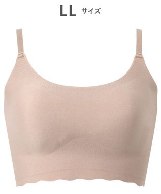 WACOAL 【GOCOCi ゴコチ】 ノンワイヤー ハーフトップ 伸びのよい素材を使用 ムレにくく快適 フラット仕上げ ホックなし ブラトップ レディース CGG220 /ワコール